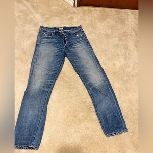 Size 29 Citizens of Humanity high rise classic fit crop dark blue wash